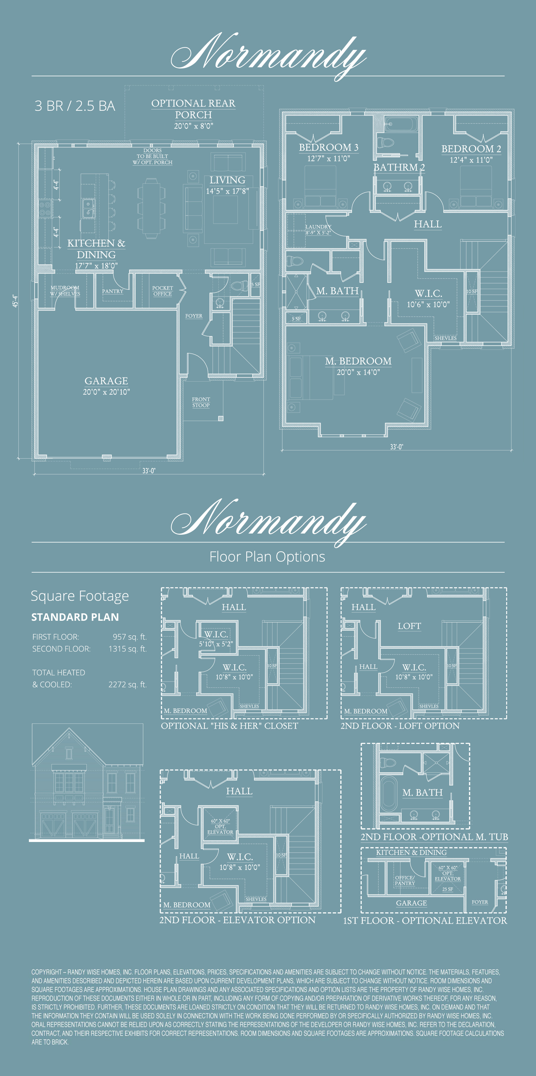 Normandy Floor Plans